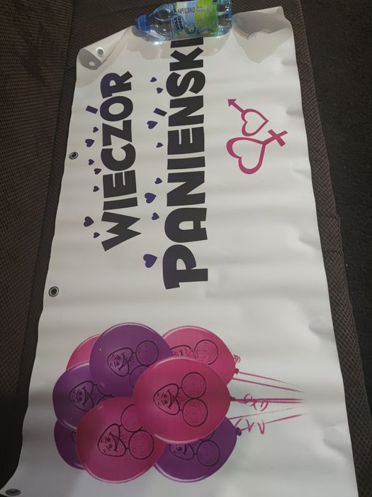 Baner na wieczór panieński 100 cm x 50 cm. Szybka wysyłka.
