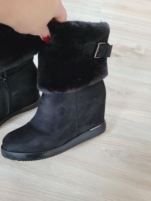 Botki damskie ocieplane