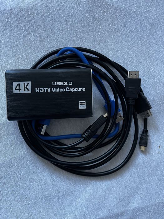 Карта захвата видео + кабеля usb, hdmi, micro usb