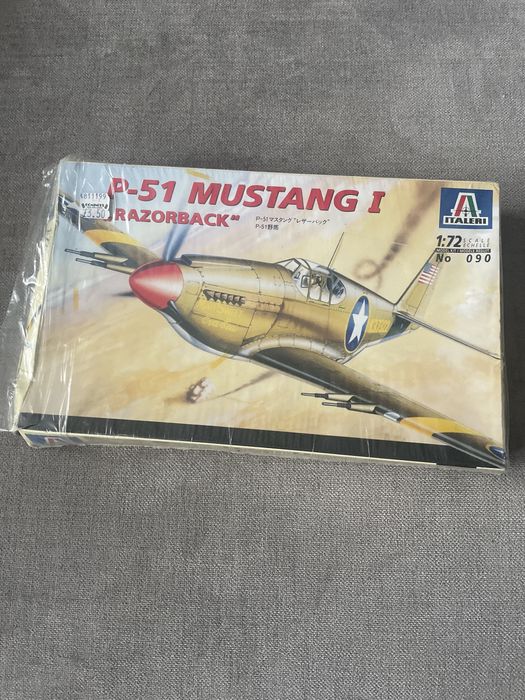P-51 Mustang I „ Razorback „ 1:72 / italeri no 090