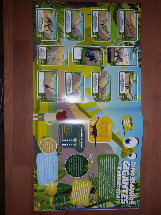 Caderneta Completa "Super Animais 3" Dinossauros