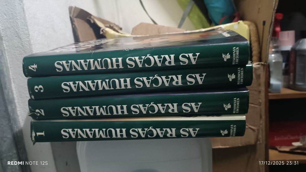 Coleção Completa "As Raças Humanas" – 4 Volumes