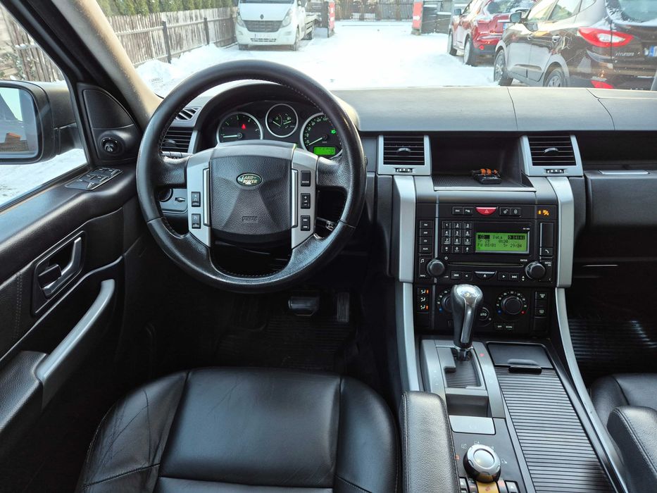 Range Rover Sport 4x4 Automat Reduktor BiXenon Alu19` Czarny Zdrowy **