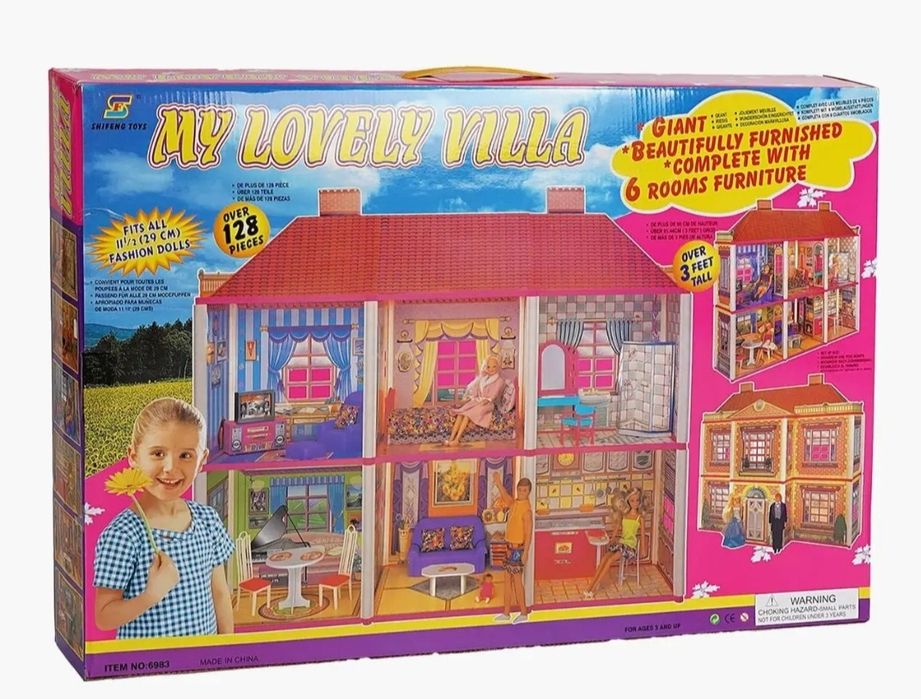 Ігровий ляльковий будинок для ляльки  до 29 см