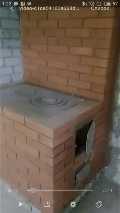 кладка печей,топок,ремонт топок