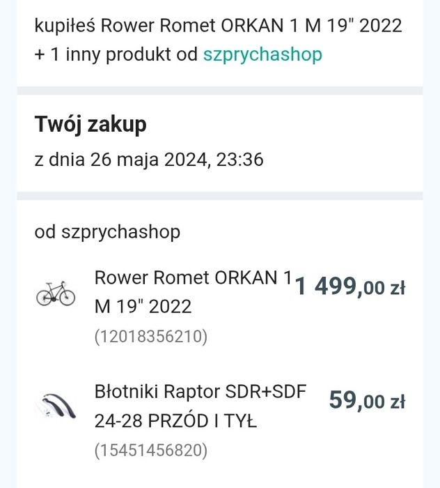 Romet Orkan1 M 19 cali