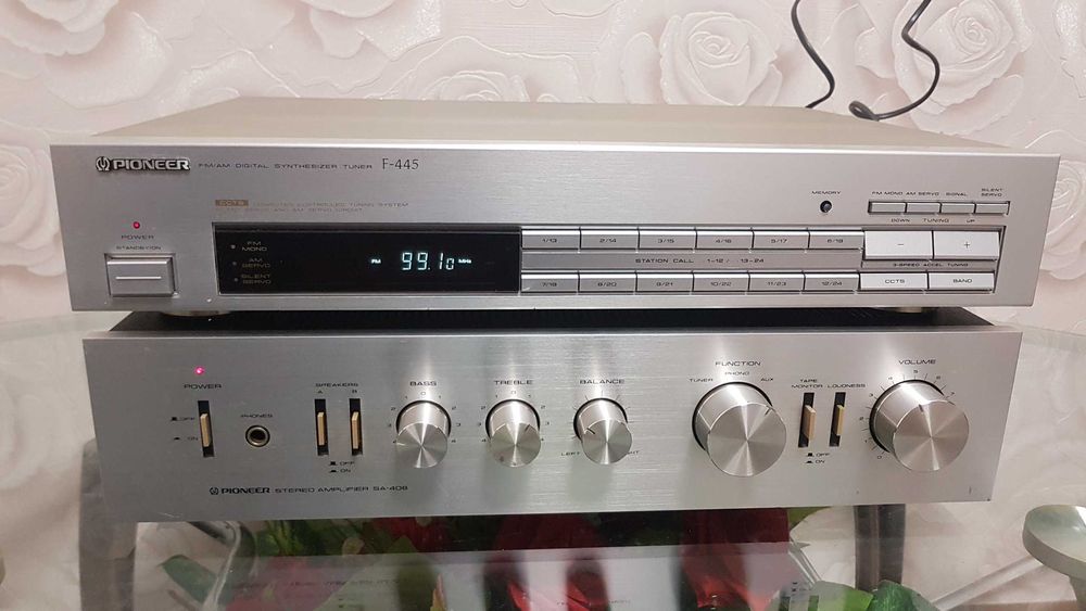 Усилитель+тюнер Pioneer SA-408,F-445 made in Japan