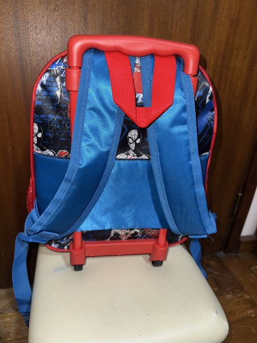Mochila de criança home aranha e garrafa pra treino
