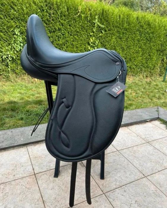 Siodło skórzane ujeżdżeniowe 16 cali 16.5 cali 17 cali