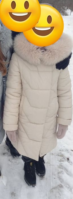 Пальто пуховик для дівчинки