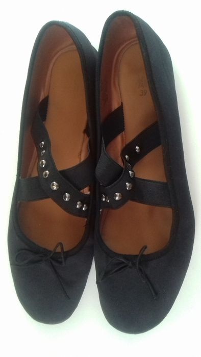 Baleriny balerinki czarne H&M 39