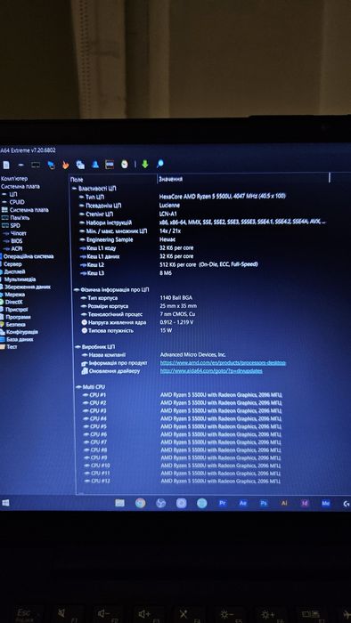 Laptop LENOVO V14 G2 ALC 14" R5-5500U