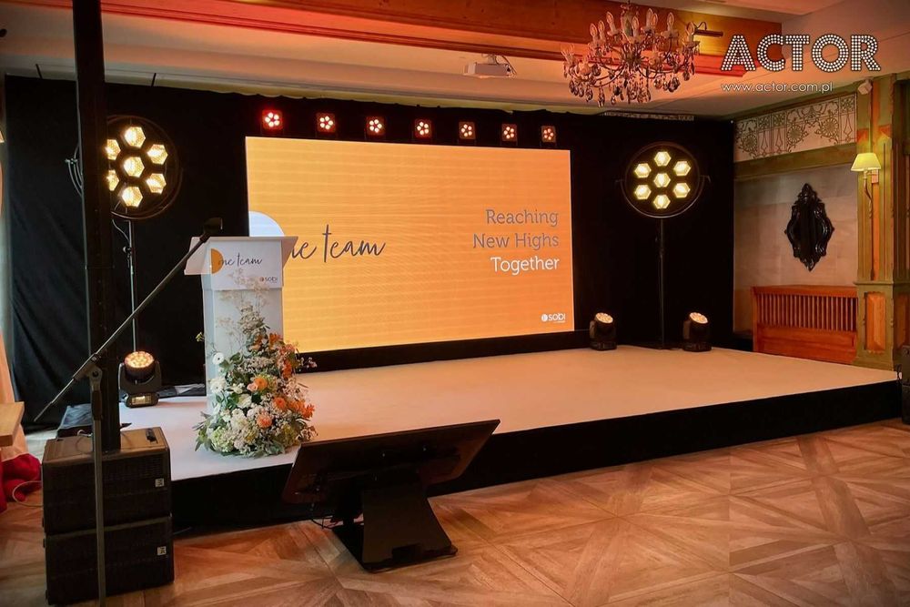 Wynajem Ekranów LED, Telebimów - Konferencje, Targi - Katowice, Kraków