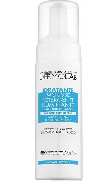 Pianka Dermolab Mousse Detergente Viso Occhi e Labbra Illuminante 150m