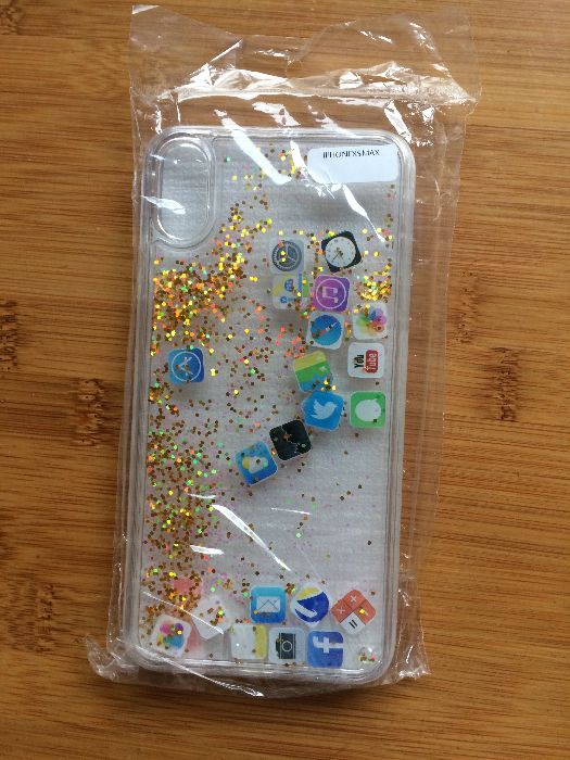 Etui Oprawka iphone XS max NOWA liquid icons