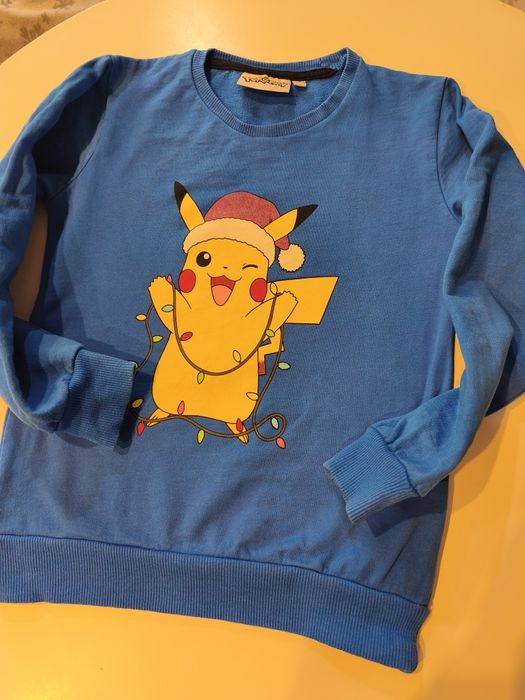 Bluza pikachu  świąteczna, 122/128