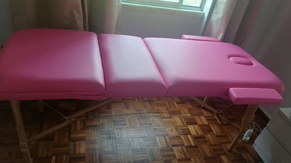 Uma marquesa para massagem