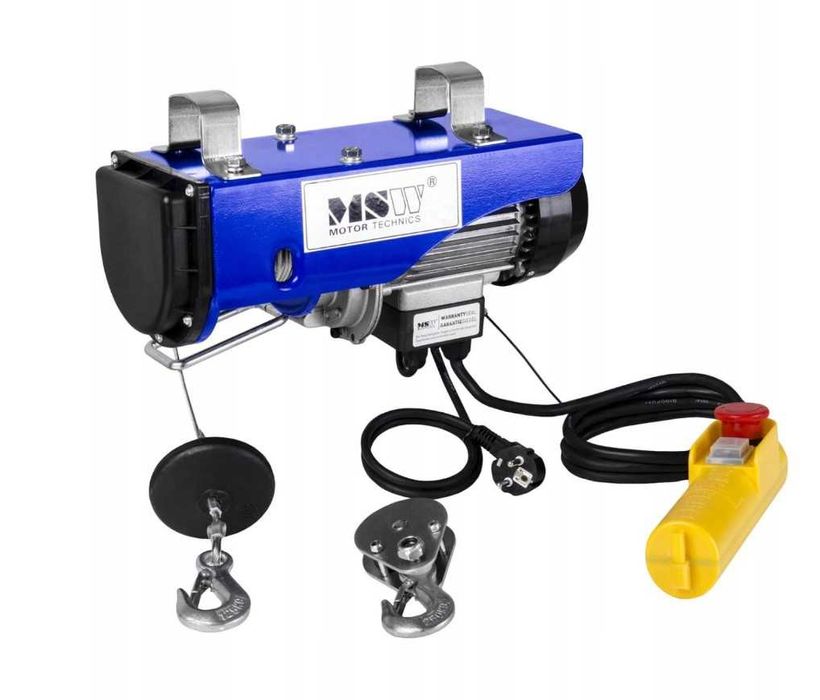 Тельфер електричний 300/600 кг лебедка, таль электрическая MSW
