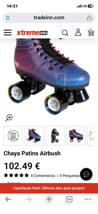 Patins marca Chaya