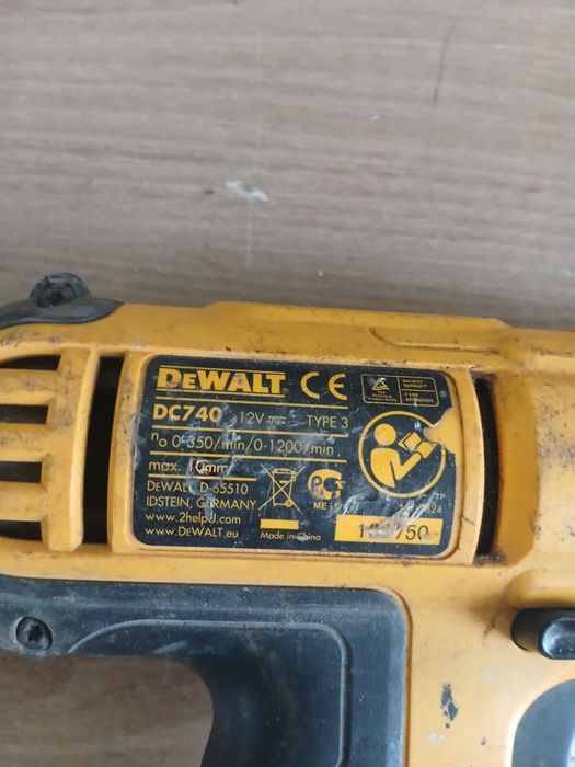 Wiertarko-wkrętarka DeWALT DC740 12V SPRAWNA