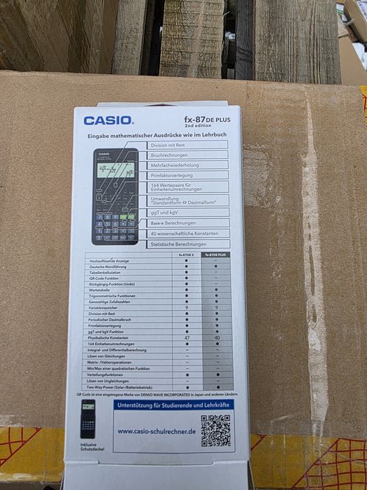 Науковий калькулятор casio fx-87 de plus 2nd edition