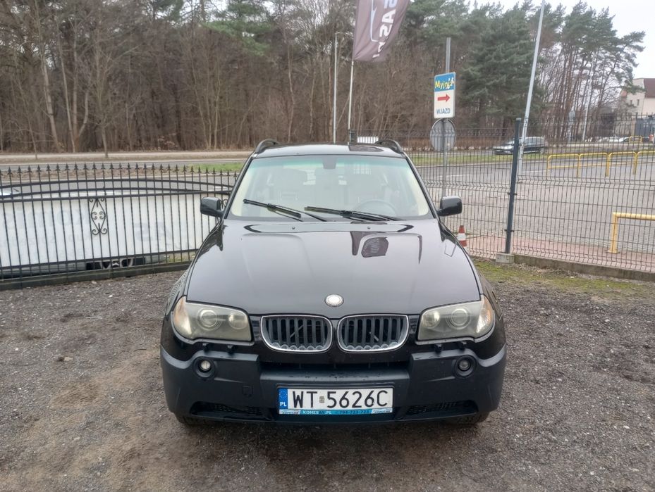 BMW X3 2.0D 150KM 2005r • SKÓRA • KLIMA • zimówki 4x4 • TORUŃ FV 23%