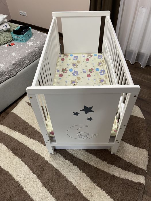 Дитяче ліжечко + матрас