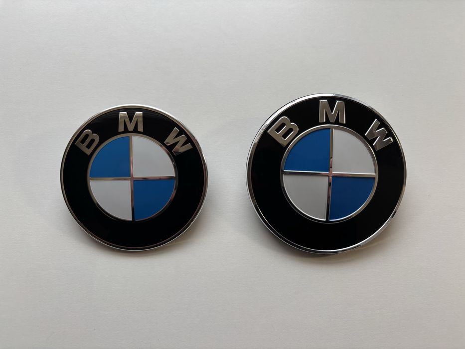 Znaczek Emblemat Logo BMW 82mm/74mm  maska lub klapa