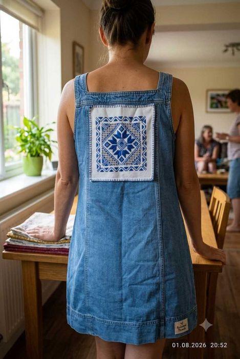 Оригінальний сарафан апсайклінг