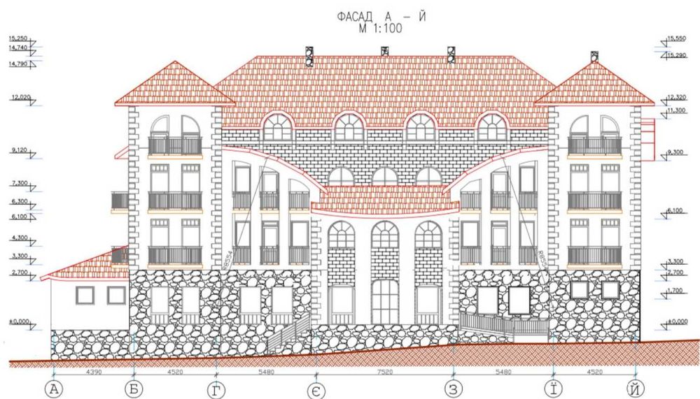 Готельний комплекс в Карпатах