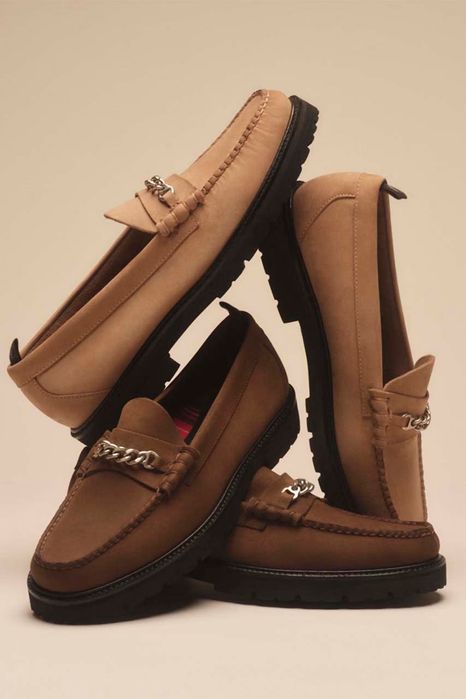 Fred Perry x GH Bass Weejuns Leather Loafer EU41 $240 лофери топсайдери