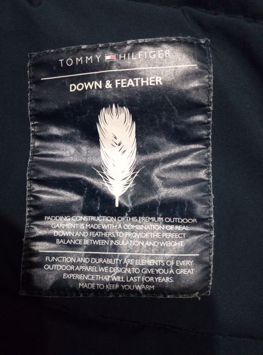 Оригинал Tommy Hilfiger пуховик куртка, S