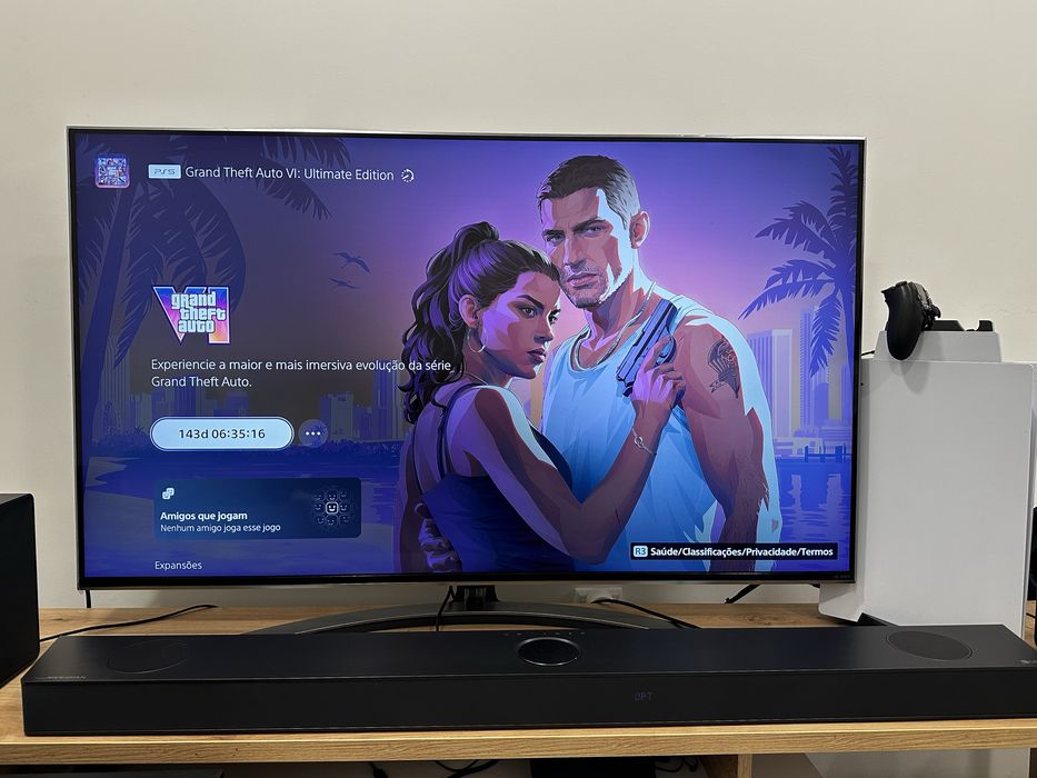 Playstation 5 com jogo