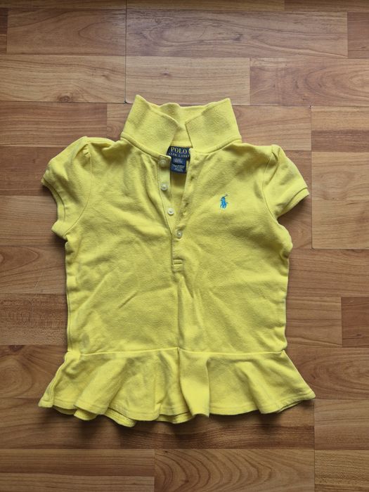 Polówka z falbanką Ralph Lauren