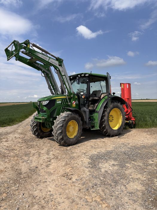 John Deere 6130R Stan bardzo dobry, ładowacz czołowy Intertech, Serwis olejowy wykonany w ASO