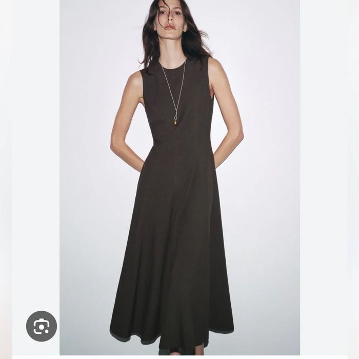 Сукня міді Zara з лінійки ZW Collection