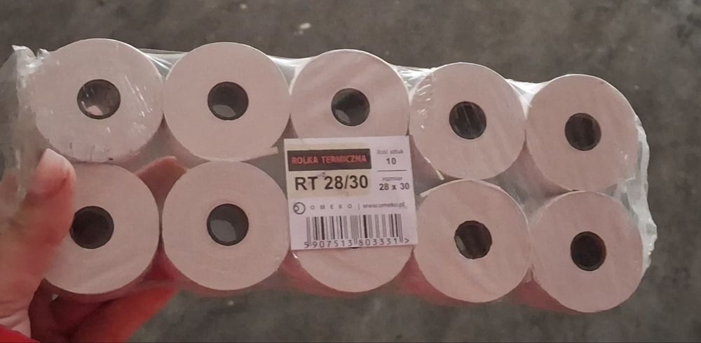Rolki kasowe do kasy fiskalnej