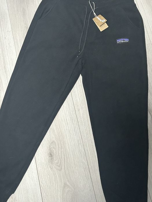 Флісові штани Патагонія чорні