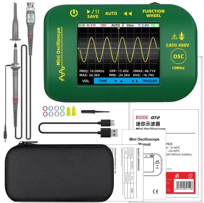 Osciloscópio marca Bside de 10Mhz
