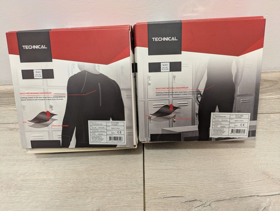 Komplet bielizny termicznej.