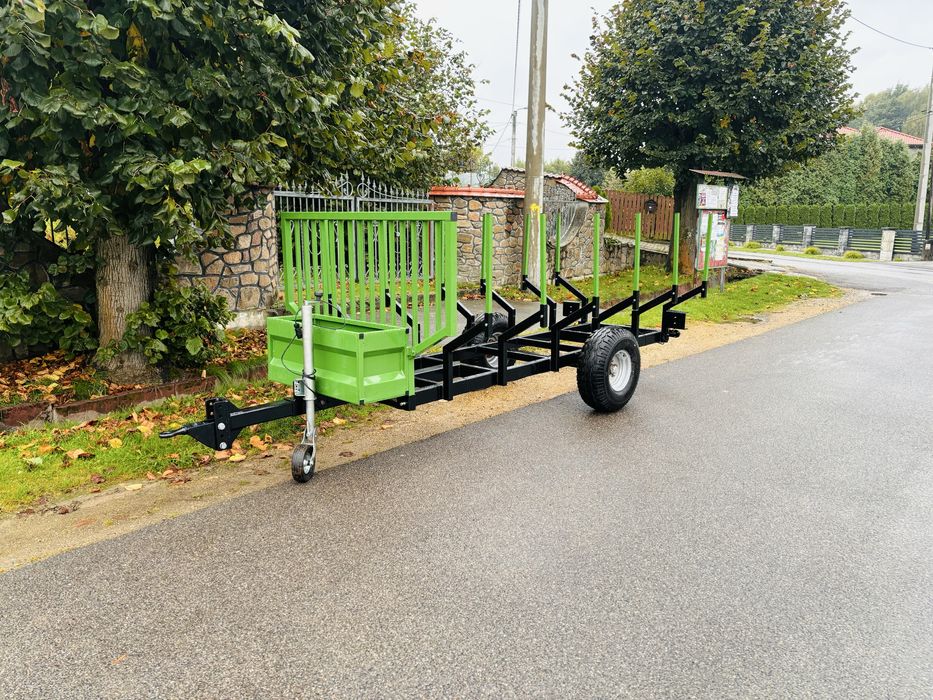 Wóżek sadowniczy ogrodniczy na działke mini przyczepa leśna
