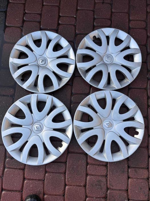 '15 Kołpaki ORYGINALNE komplet RENAULT Megane Scenic Laguna Kangoo