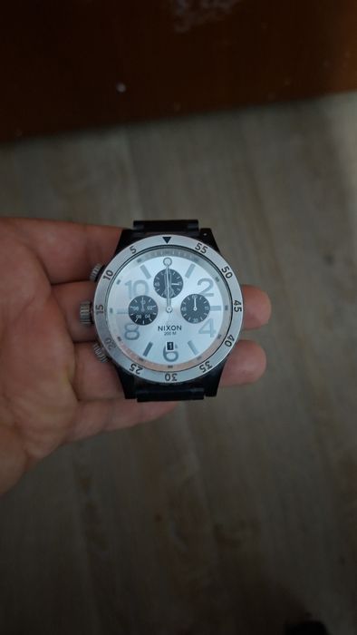 Relogio Nixon 48-20 chrono Mm black/silver