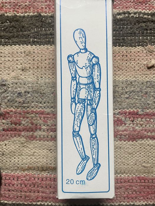 Манекен мужской, дерево, высота 20,32 см, D.K.ART & CRAFT