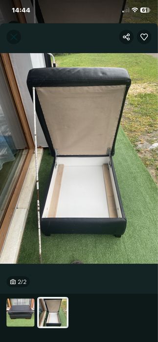 Duza pufa skorzana polecam