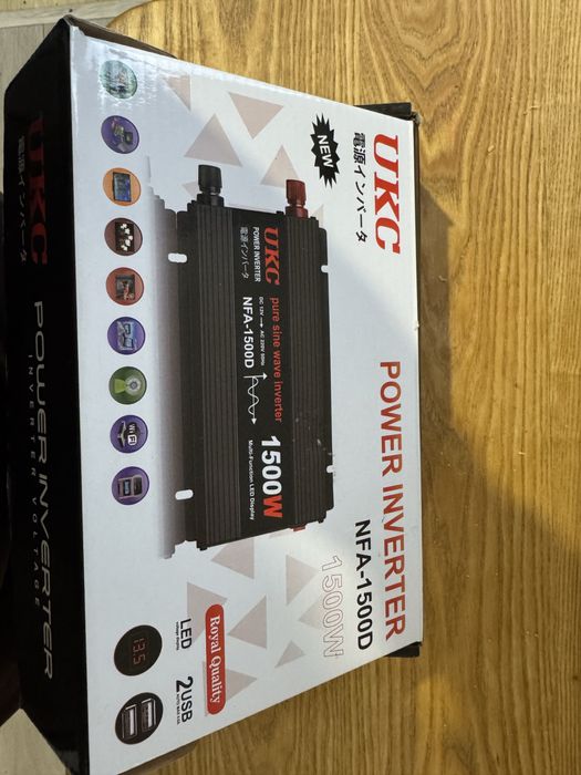 Инвертор UKC 1500W (чистий синус).