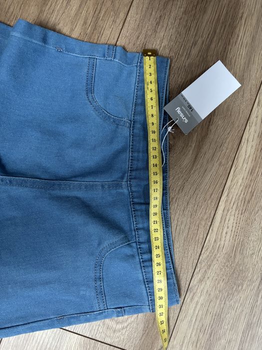 Nowe legginsy miekki jeans 140 sinsay