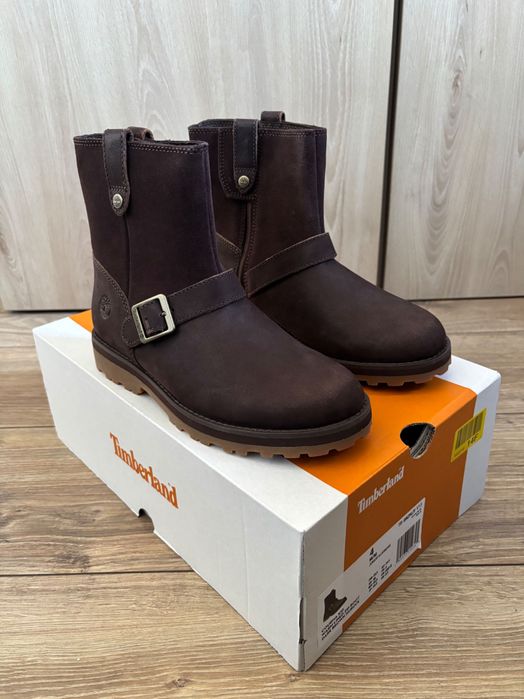 Timberland botki skórzane brązowe premium rozm. 36