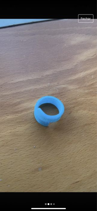 Anel Pedra Dura Azul