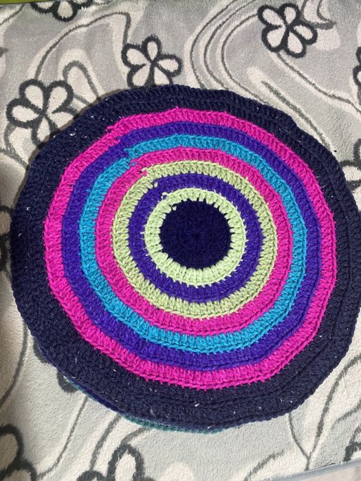 Накладки на табуретки чехлы накидки домашней вязки